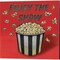 Enjoy the Show & Lets Watch a Movie Red by Wild Apple Portfolio 14" x 14" Canvas Wall Art (Set of 2)